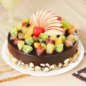 Chocolatey Fruit Cake 